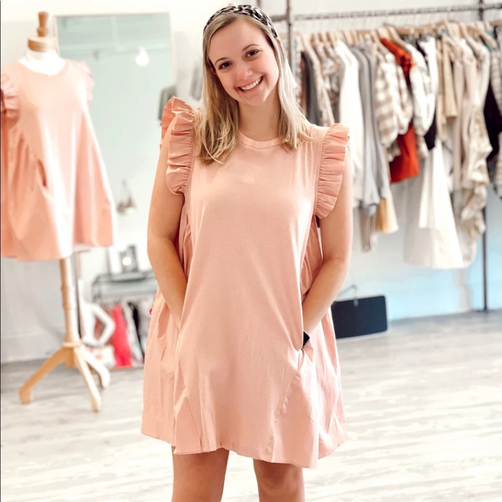 Pink Moodie Dress